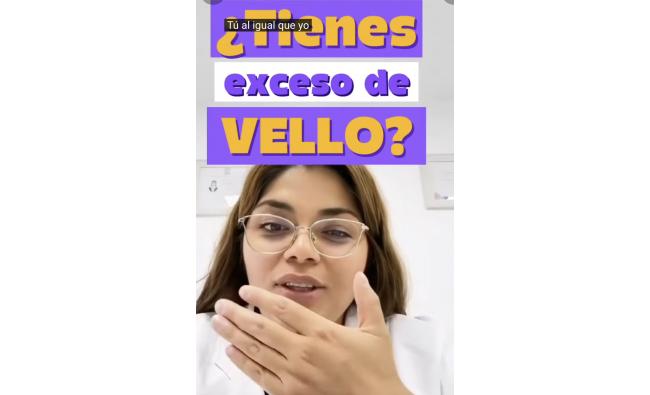 ¿Vello excesivo? Puede ser hirsutismo.